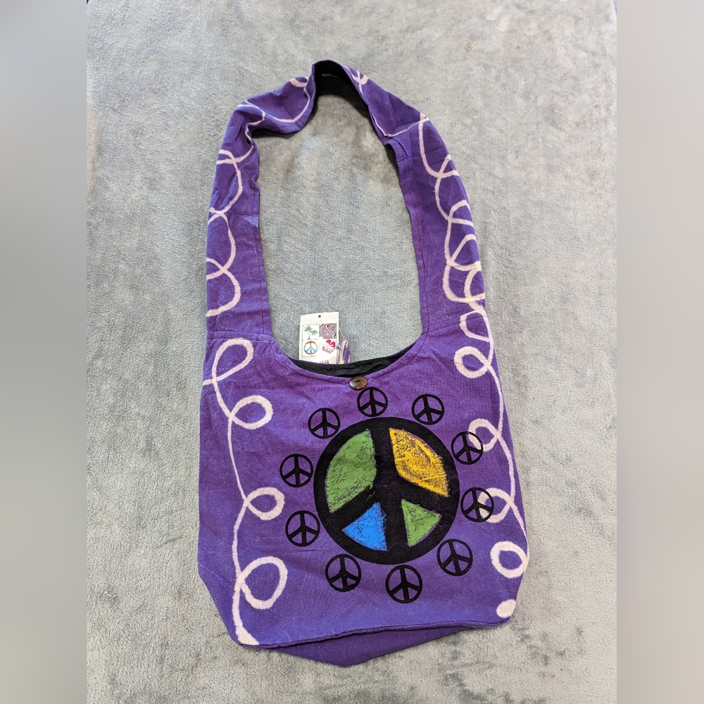 Boho cross body bag large
